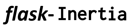 Logo of flask-inertia